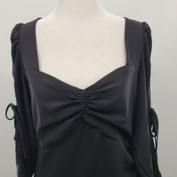 Rodarte X Universal Standard Asymmetrical Dress Size 2XS Black Evening Cocktail - Picture 13 of 16